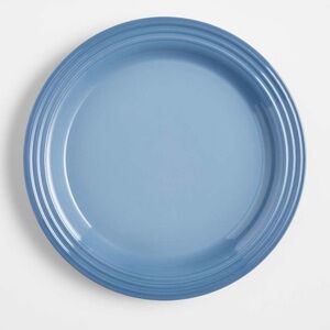 Le Creuset Chambray Blue Stoneware Dinnerware Plates Set of 2